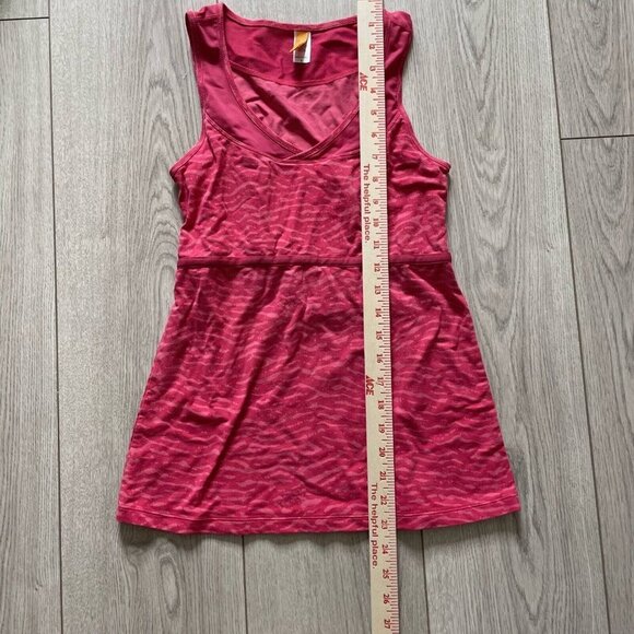 Lucy Blouse Top Women's Size Small Red Sleeveless Pullover A-Line - Picture 2 of 6